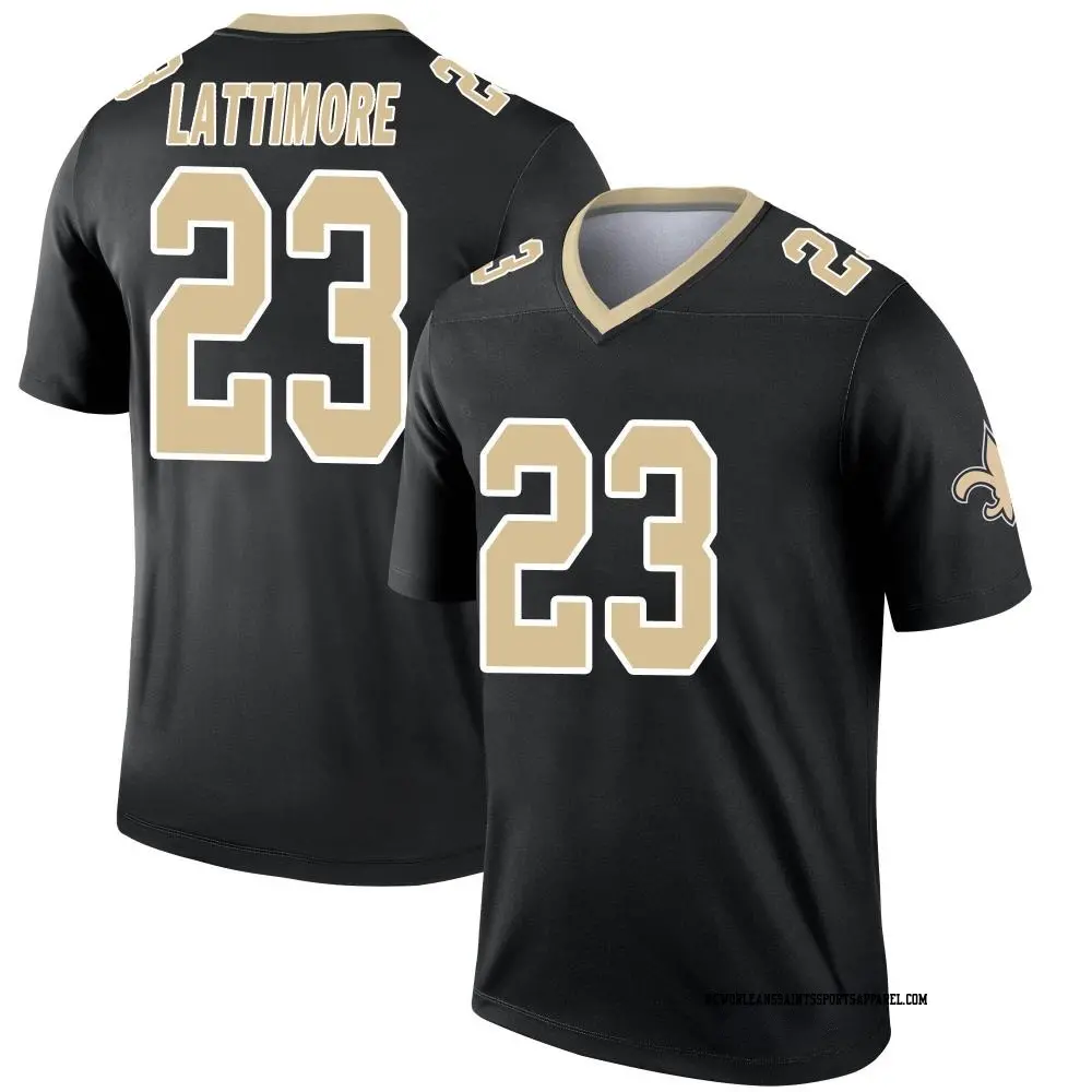 Legend Black Youth Marshon Lattimore New Orleans Saints Jersey Saints Store