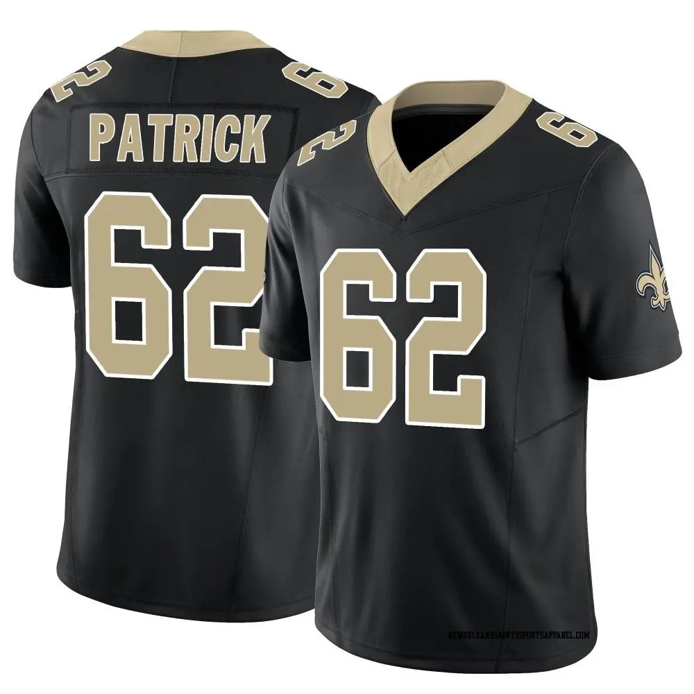 Limited Black Youth Lucas Patrick New Orleans Saints Vapor F.U.S.E. Jersey