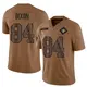 Limited Brown Men's Dai'Jean Dixon New Orleans Saints 2023 Salute To Service Jersey