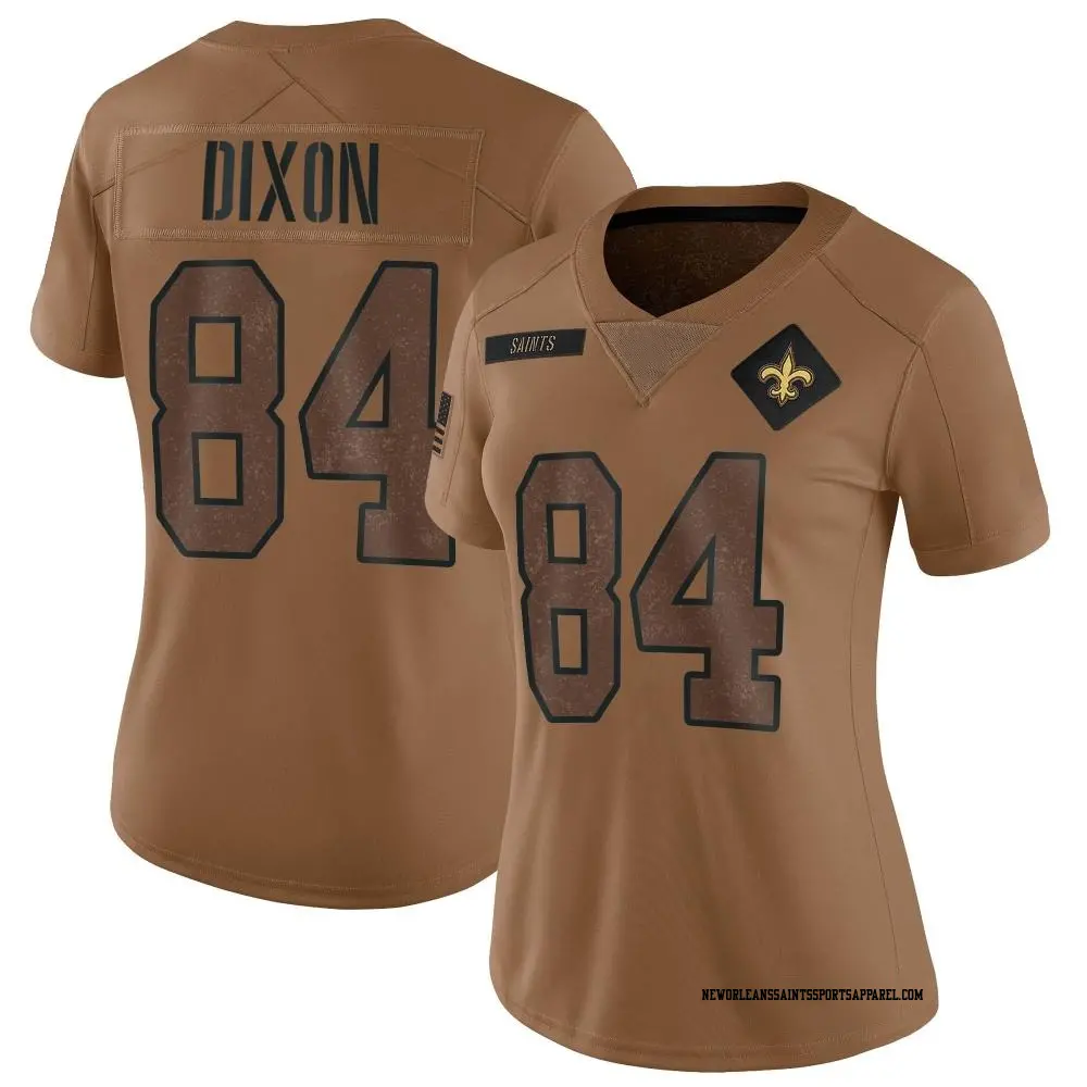 Limited Brown Women's Dai'Jean Dixon New Orleans Saints 2023 Salute To Service Jersey