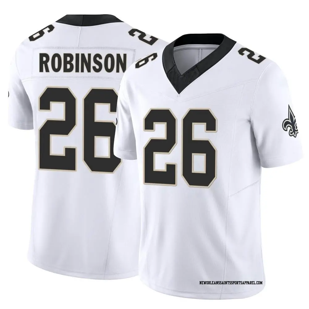 Limited White Men's James Robinson New Orleans Saints Vapor F.U.S.E. Jersey